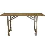Rustic Redwood Outdoor Work Bench – Handmade Patio & Garden Table (USA Made) - Napa Valley Wildflower Co.