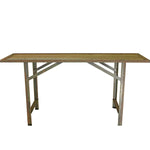 Rustic Redwood Outdoor Work Bench – Handmade Patio & Garden Table (USA Made) - Napa Valley Wildflower Co.