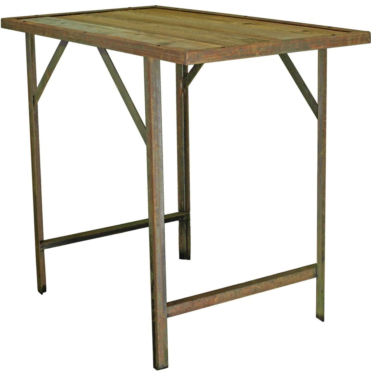 Rustic Redwood Outdoor Work Table – Handmade Patio & Garden Prep Station (USA Made) - Napa Valley Wildflower Co.