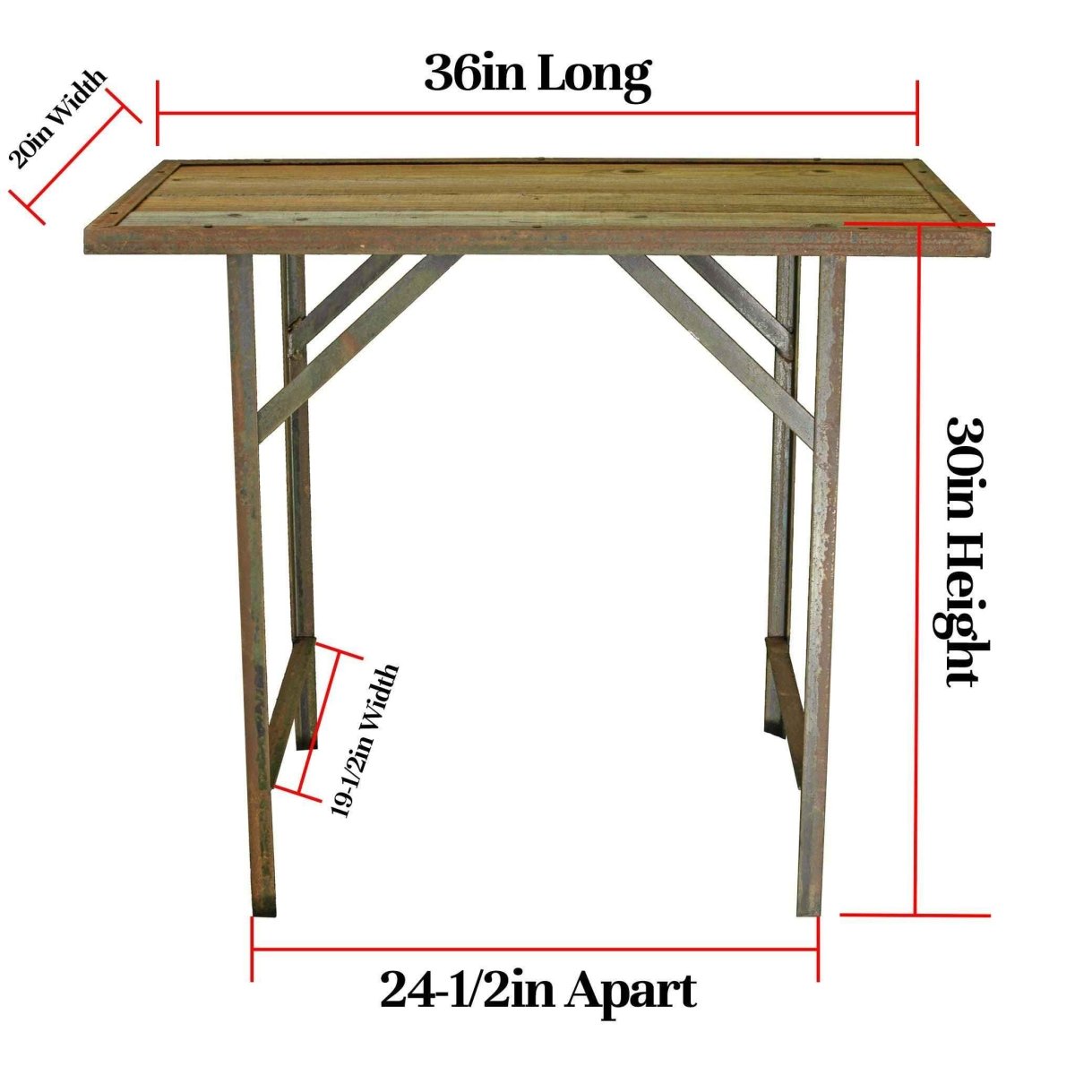 Rustic Redwood Outdoor Work Table – Handmade Patio & Garden Prep Station (USA Made) - Napa Valley Wildflower Co.