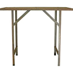 Rustic Redwood Outdoor Work Table – Handmade Patio & Garden Prep Station (USA Made) - Napa Valley Wildflower Co.