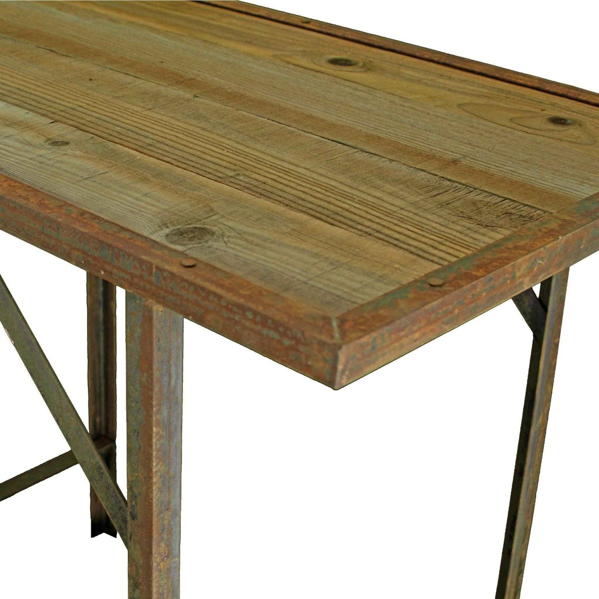 Rustic Redwood Outdoor Work Table – Handmade Patio & Garden Prep Station (USA Made) - Napa Valley Wildflower Co.