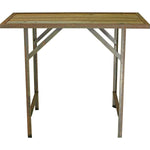 Rustic Redwood Outdoor Work Table – Handmade Patio & Garden Prep Station (USA Made) - Napa Valley Wildflower Co.