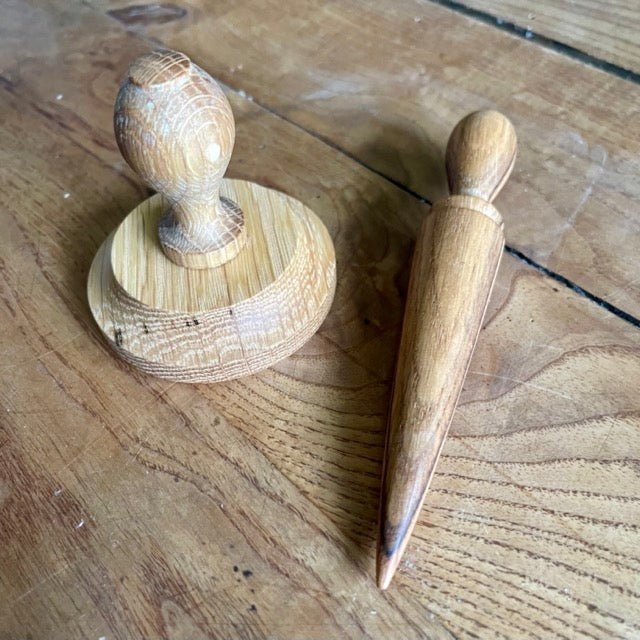 Small Dibbler & Round Pot Tamper Set - Napa Valley Wildflower Co.