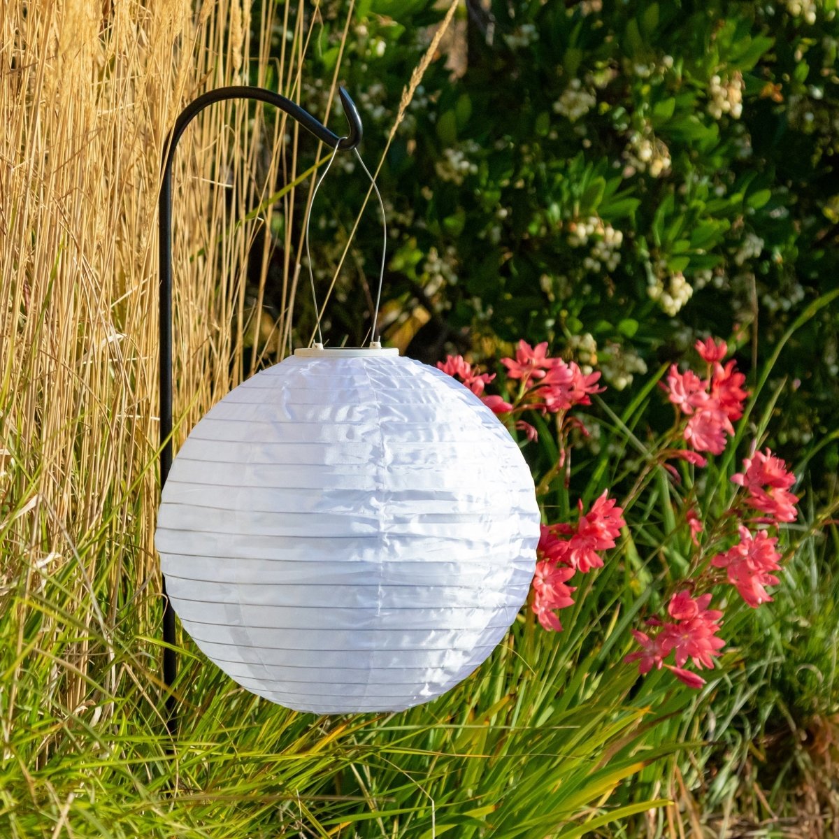 Soji Festival 12" Round Solar Lantern - Napa Valley Wildflower Co.