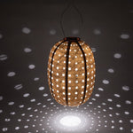 Soji Stella - Barrel Swiss Dot - 14" Solar Lantern - Napa Valley Wildflower Co.