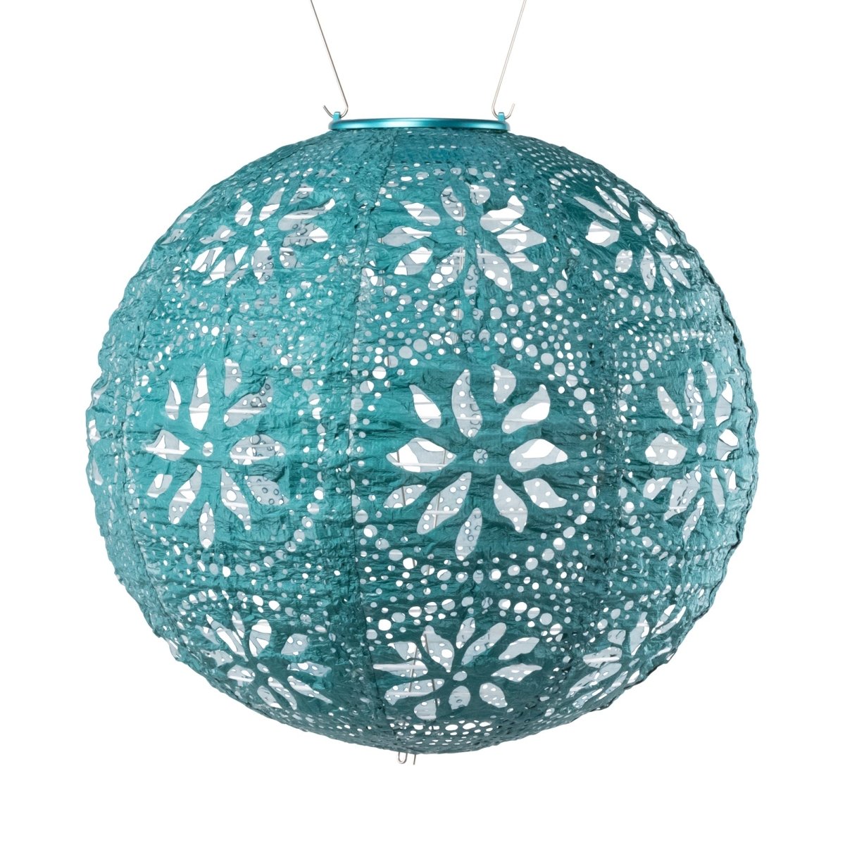 Soji™ Stella Boho Globe 12" Solar Lantern - Napa Valley Wildflower Co.
