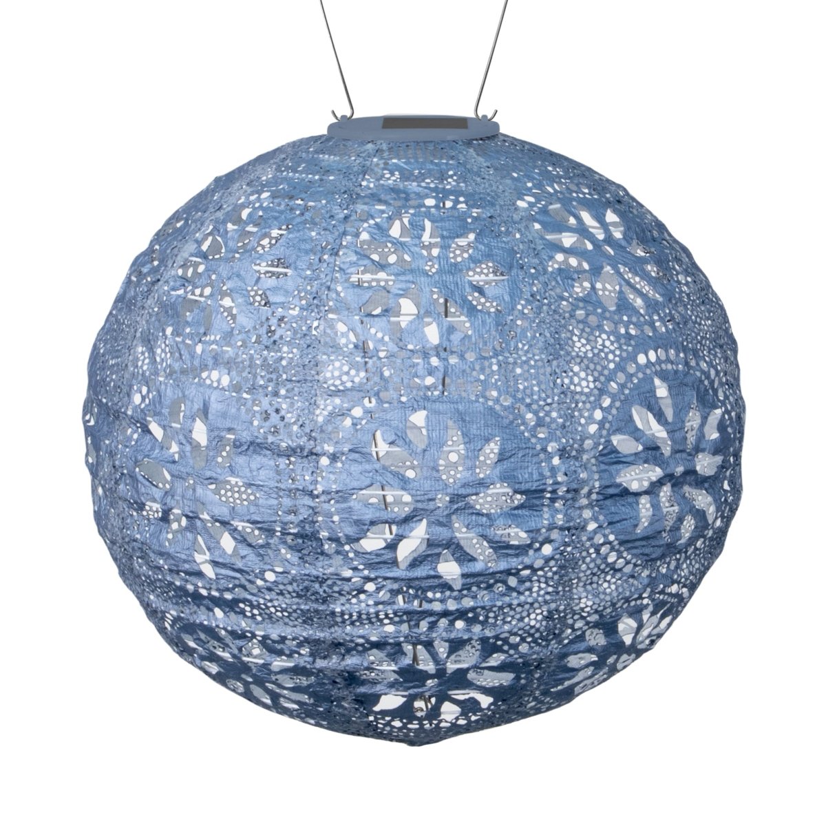 Soji™ Stella Boho Globe 12" Solar Lantern - Napa Valley Wildflower Co.