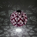 Soji Stella - Brights Geo Palm - 12" Solar Lantern - Napa Valley Wildflower Co.