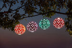 Soji Stella - Brights Geo Palm - 12" Solar Lantern - Napa Valley Wildflower Co.