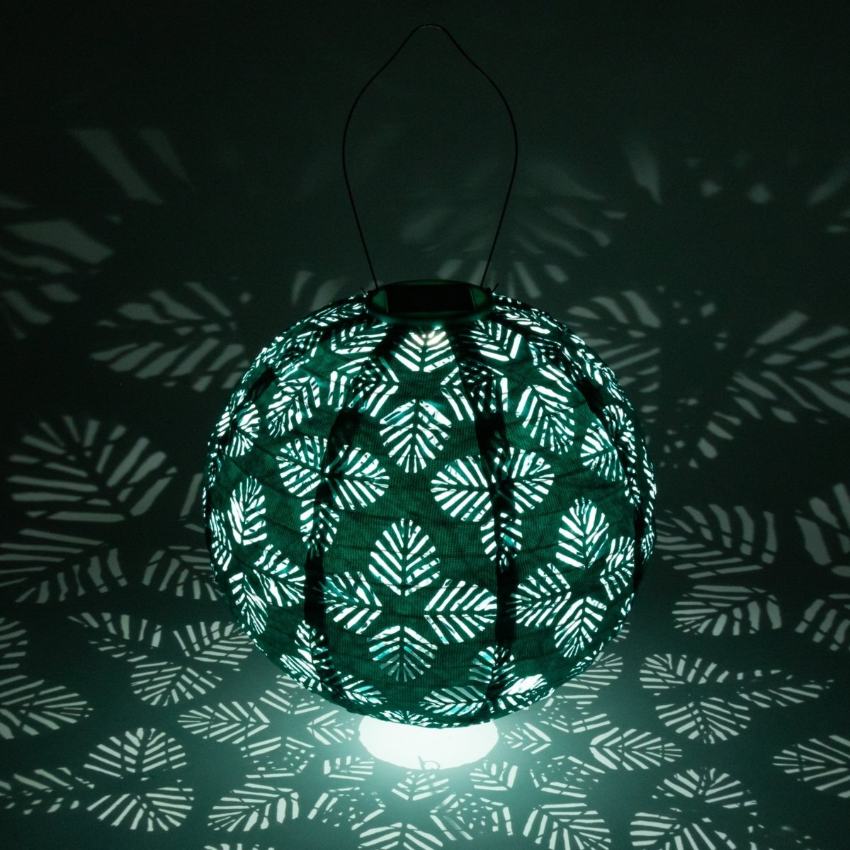 Soji Stella - Brights Geo Palm - 12" Solar Lantern - Napa Valley Wildflower Co.
