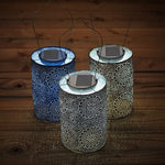 Soji™ Stella Cylinder 7.5" Solar Lantern - Napa Valley Wildflower Co.
