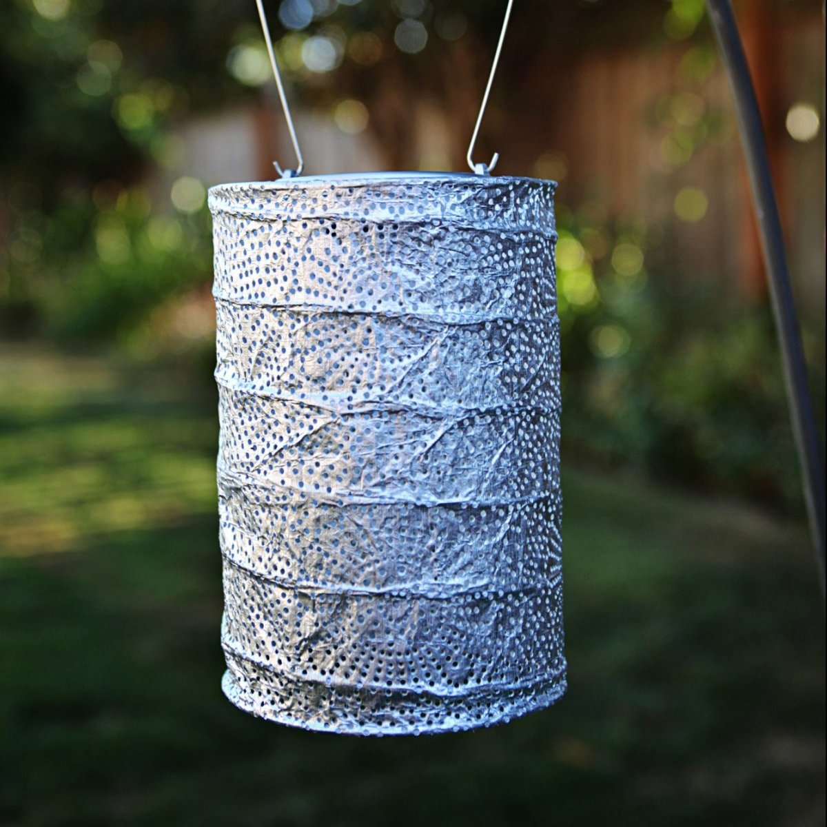 Soji™ Stella Cylinder 7.5" Solar Lantern - Napa Valley Wildflower Co.