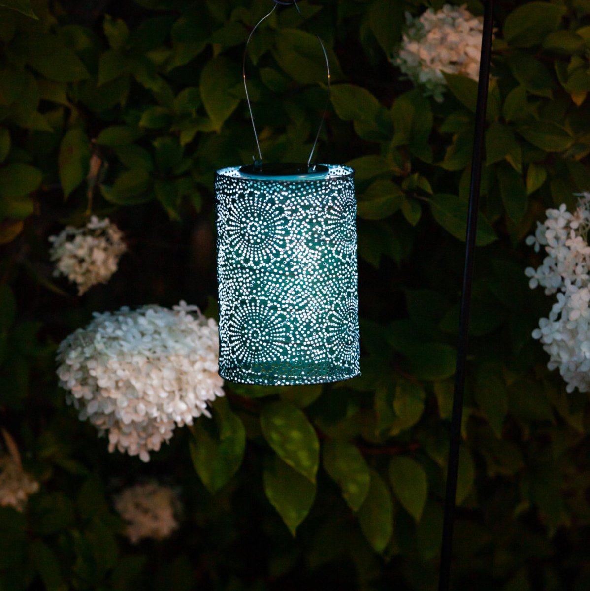 Soji™ Stella Cylinder 7.5" Solar Lantern - Napa Valley Wildflower Co.
