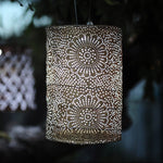Soji™ Stella Cylinder 7.5" Solar Lantern - Napa Valley Wildflower Co.