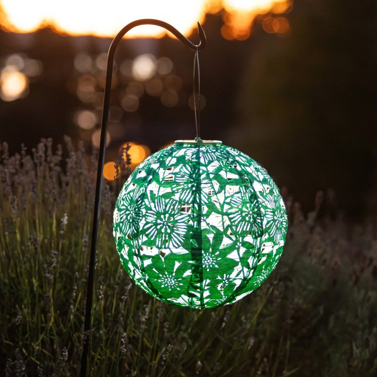 Soji Stella - Globe Sunflower - 12" Solar Lantern - Napa Valley Wildflower Co.