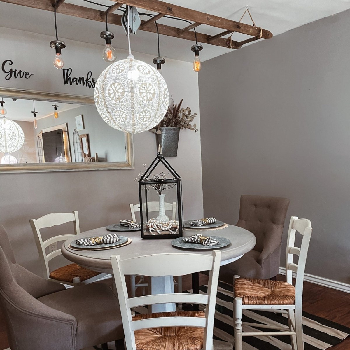 Soji™ Stella Nova Boho Pearl 18" Pendant Lamp - Napa Valley Wildflower Co.