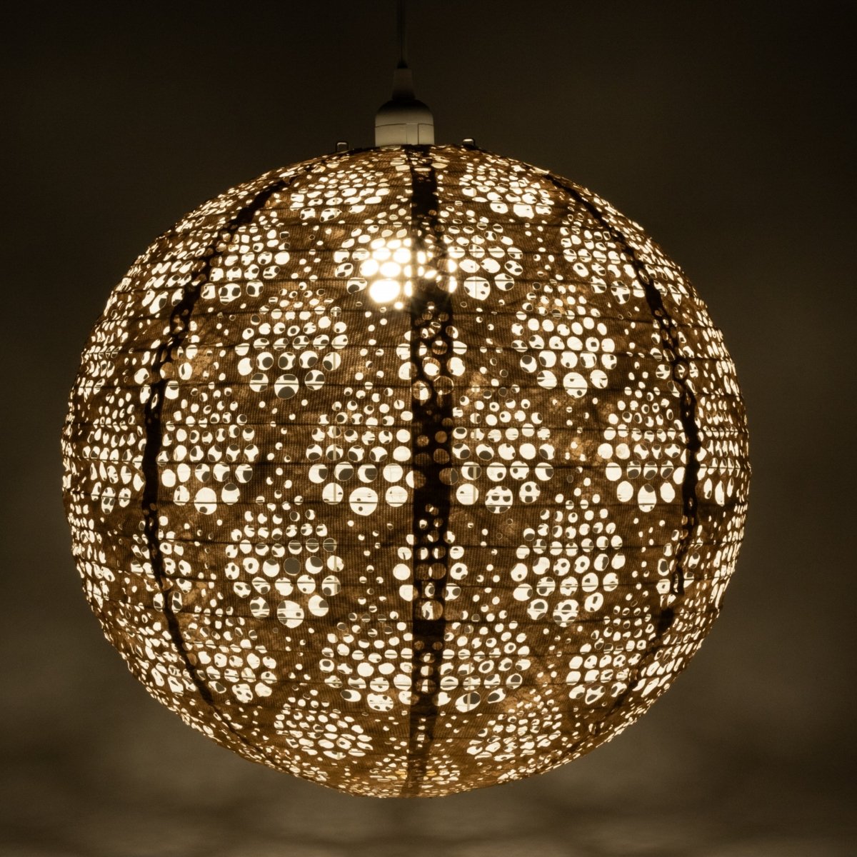 Soji Stella Nova Dewdrop Bronze - 18" Indoor / Outdoor Pendant Lamp (120V) - Napa Valley Wildflower Co.
