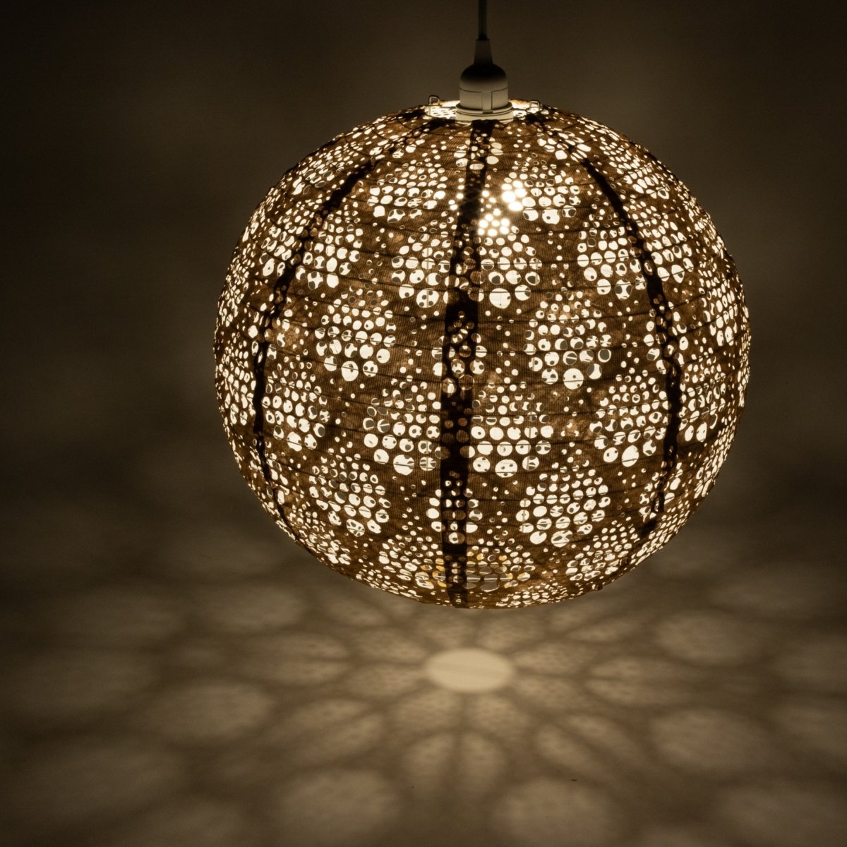Soji Stella Nova Dewdrop Bronze - 18" Indoor / Outdoor Pendant Lamp (120V) - Napa Valley Wildflower Co.