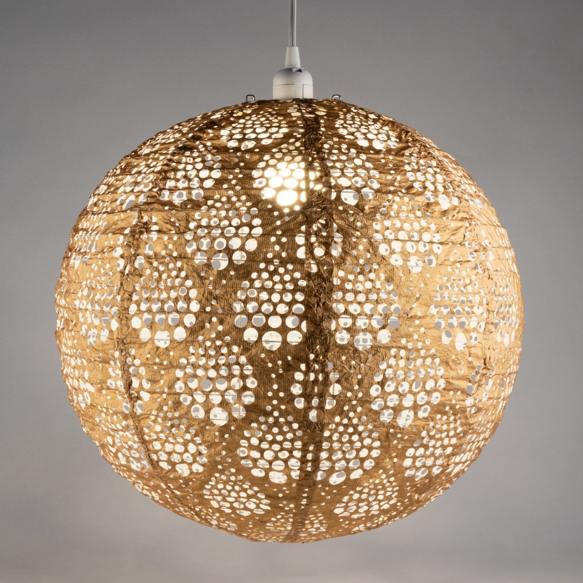 Soji Stella Nova Dewdrop Bronze - 18" Indoor / Outdoor Pendant Lamp (120V) - Napa Valley Wildflower Co.