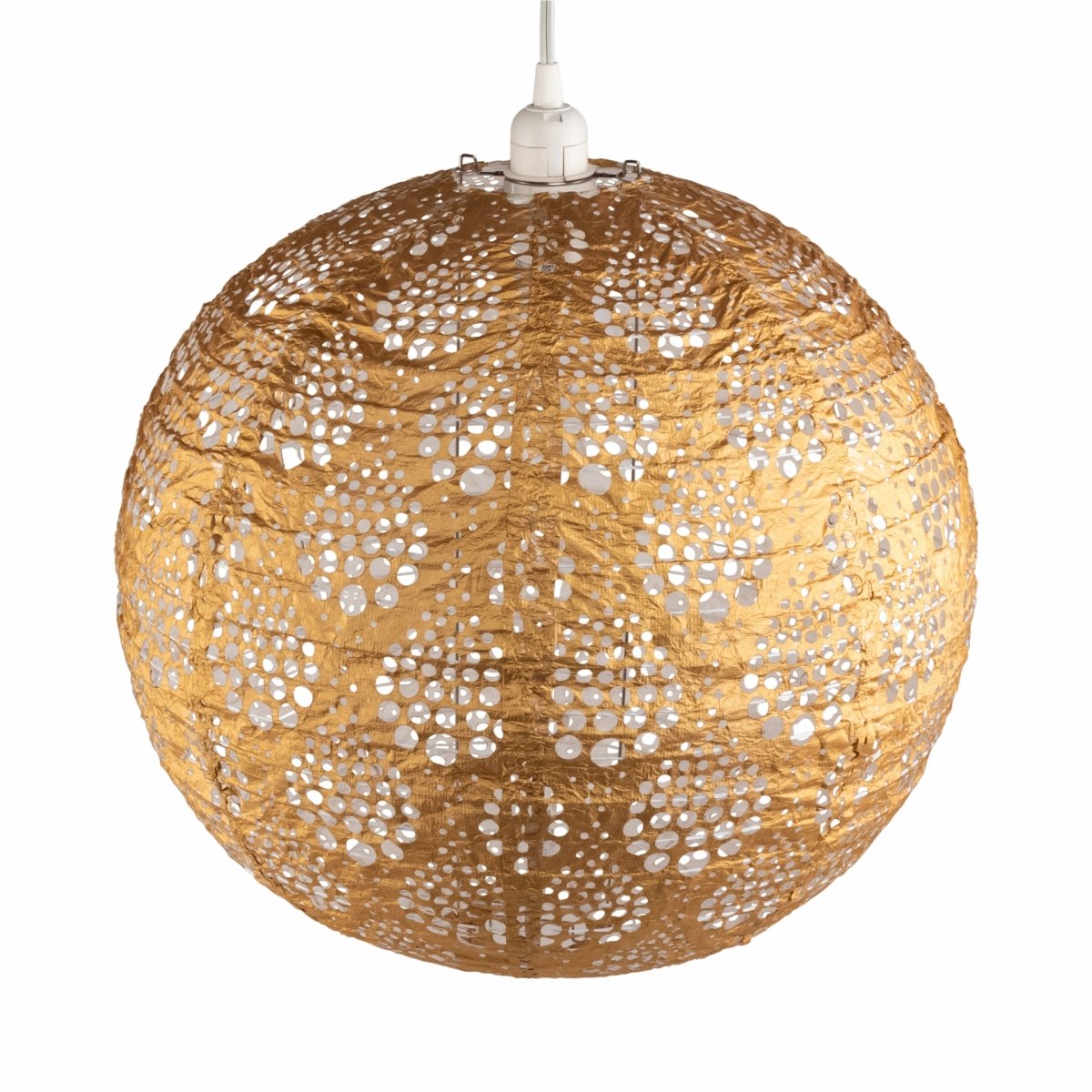 Soji Stella Nova Dewdrop Bronze - 18" Indoor / Outdoor Pendant Lamp (120V) - Napa Valley Wildflower Co.