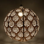 Soji Stella Nova Dewdrop Copper - 18" Indoor / Outdoor Pendant Lamp (120V) - Napa Valley Wildflower Co.