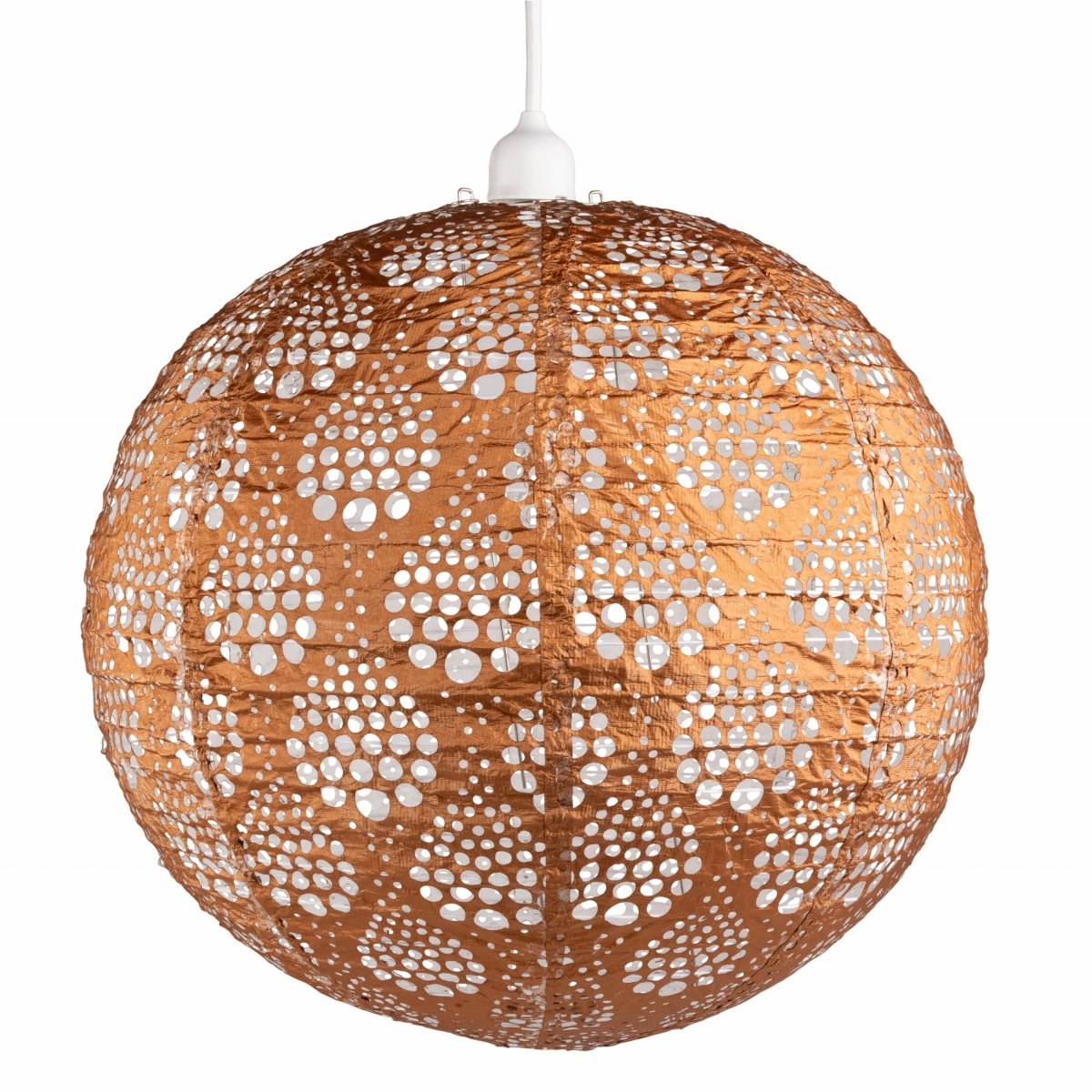 Soji Stella Nova Dewdrop Copper - 18" Indoor / Outdoor Pendant Lamp (120V) - Napa Valley Wildflower Co.