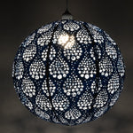 Soji Stella Nova Dewdrop Marine - 18" Indoor / Outdoor Pendant Lamp (120V) - Napa Valley Wildflower Co.