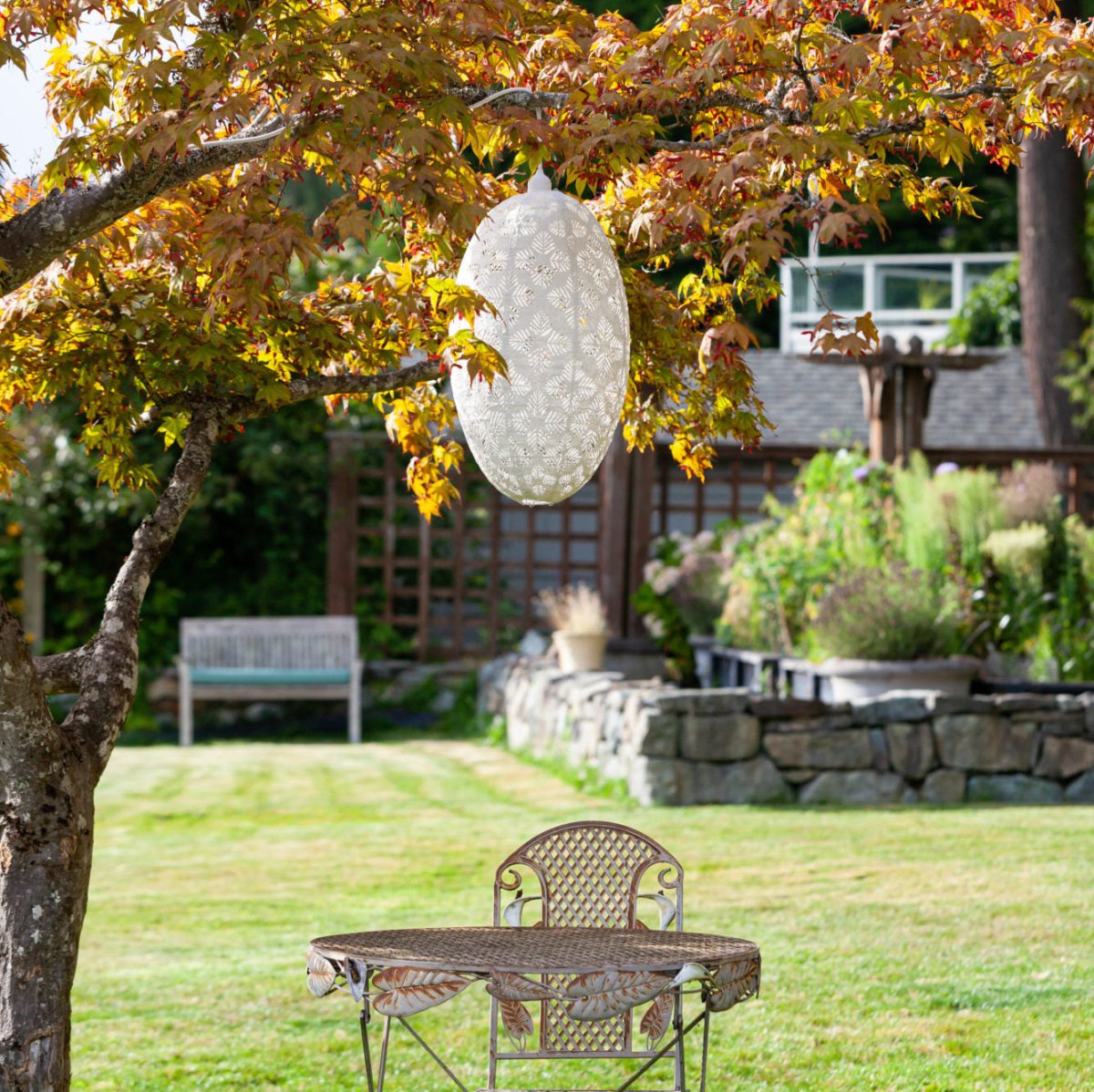 Soji™ Stella Nova Geo Palm Pod 22" Pendant Lamp - Napa Valley Wildflower Co.