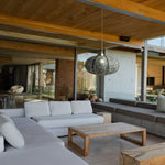 Soji Stella Nova Starbeam Evergeen - 20" Indoor / Outdoor Pendant Lamp (120V) - Napa Valley Wildflower Co.