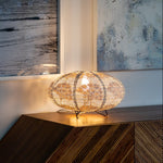Soji Stella Solace Oval Yarrow Table Lamp (120V - Indoor use only) - Napa Valley Wildflower Co.