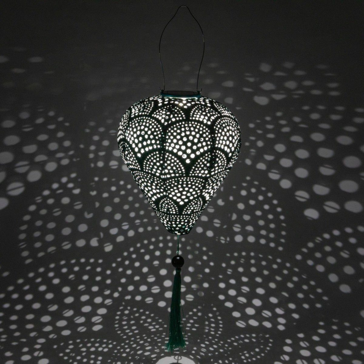 Soji Stella - Tassel Balloon - 10" Solar Lantern - Napa Valley Wildflower Co.