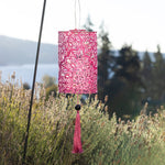 Soji Stella - Tassel Cylinder - 7.5" Solar Lantern - Napa Valley Wildflower Co.