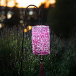 Soji Stella - Tassel Cylinder - 7.5" Solar Lantern - Napa Valley Wildflower Co.