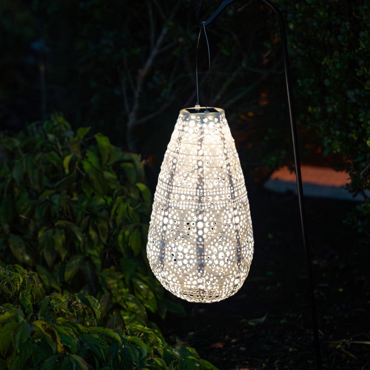 Soji Stella - Teardrop Blossom - 14" Solar Lantern - Napa Valley Wildflower Co.