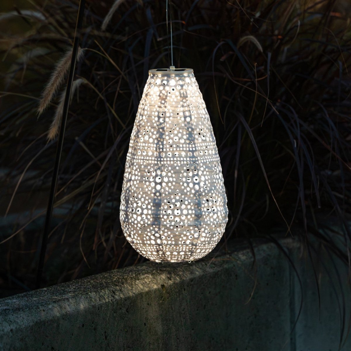 Soji Stella - Teardrop Blossom - 14" Solar Lantern - Napa Valley Wildflower Co.