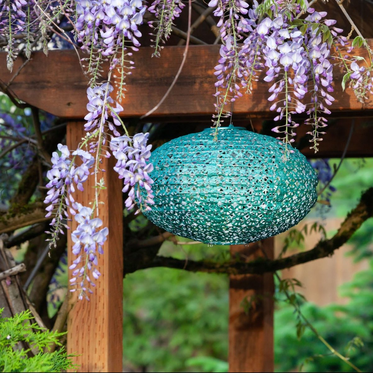 Soji Stella - Vintage Oval - 14" Solar Lantern - Napa Valley Wildflower Co.