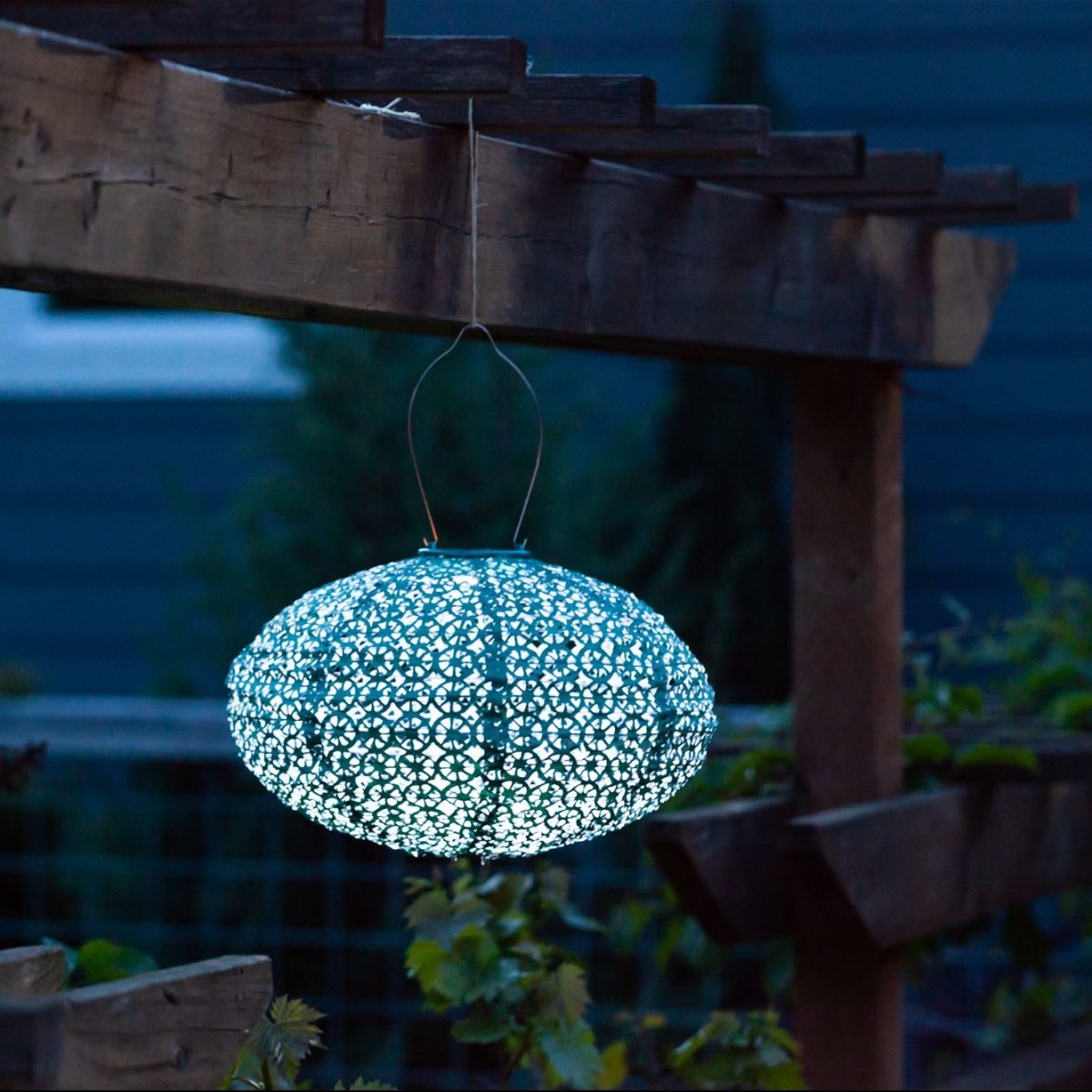 Soji Stella - Vintage Oval - 14" Solar Lantern - Napa Valley Wildflower Co.