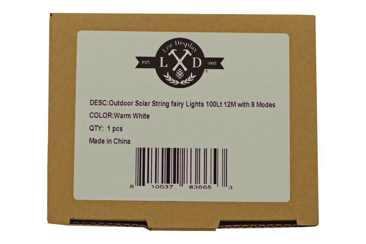 Solar Powered Outdoor Fairy String Lights (100 LED) - Napa Valley Wildflower Co.