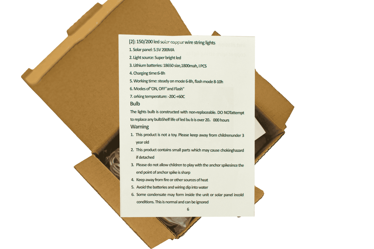 Solar Powered Outdoor Fairy String Lights (100 LED) - Napa Valley Wildflower Co.