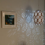 Stella Luxe Barrel Dewdrop Copper LED Lantern (Battery Powered) - Napa Valley Wildflower Co.