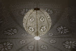 Stella Luxe Globe Boho Pearl 18" LED Lantern (Battery Powered) - Napa Valley Wildflower Co.
