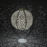Stella Luxe™ Globe Chantilly Lace Porcelain LED Lantern - Napa Valley Wildflower Co.