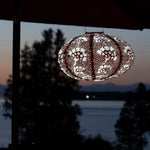 Stella Luxe Oval Yarrow Clay LED Lantern (Battery Powered) - Napa Valley Wildflower Co.