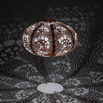 Stella Luxe Oval Yarrow Clay LED Lantern (Battery Powered) - Napa Valley Wildflower Co.