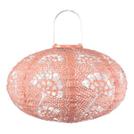 Stella Luxe Oval Yarrow Clay LED Lantern (Battery Powered) - Napa Valley Wildflower Co.