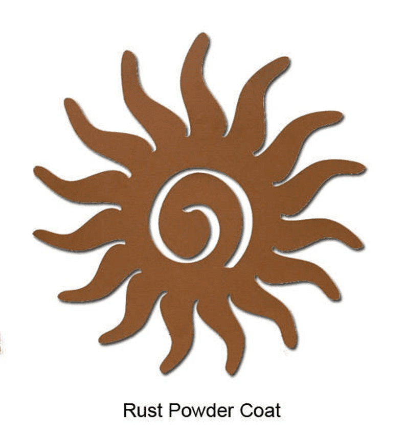 Sun Metal Art or Metal Sun Wall Art - Napa Valley Wildflower Co.