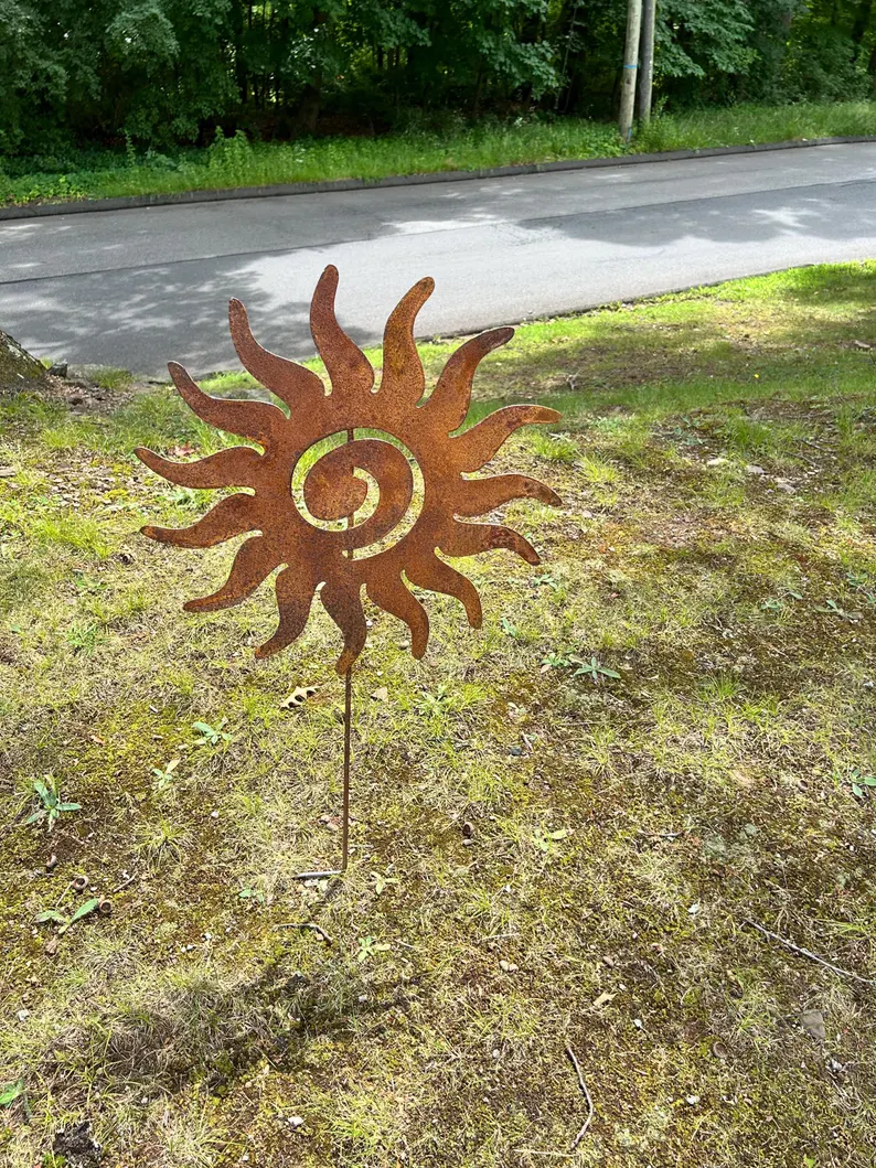 Sun Metal Art or Metal Sun Wall Art - Napa Valley Wildflower Co.