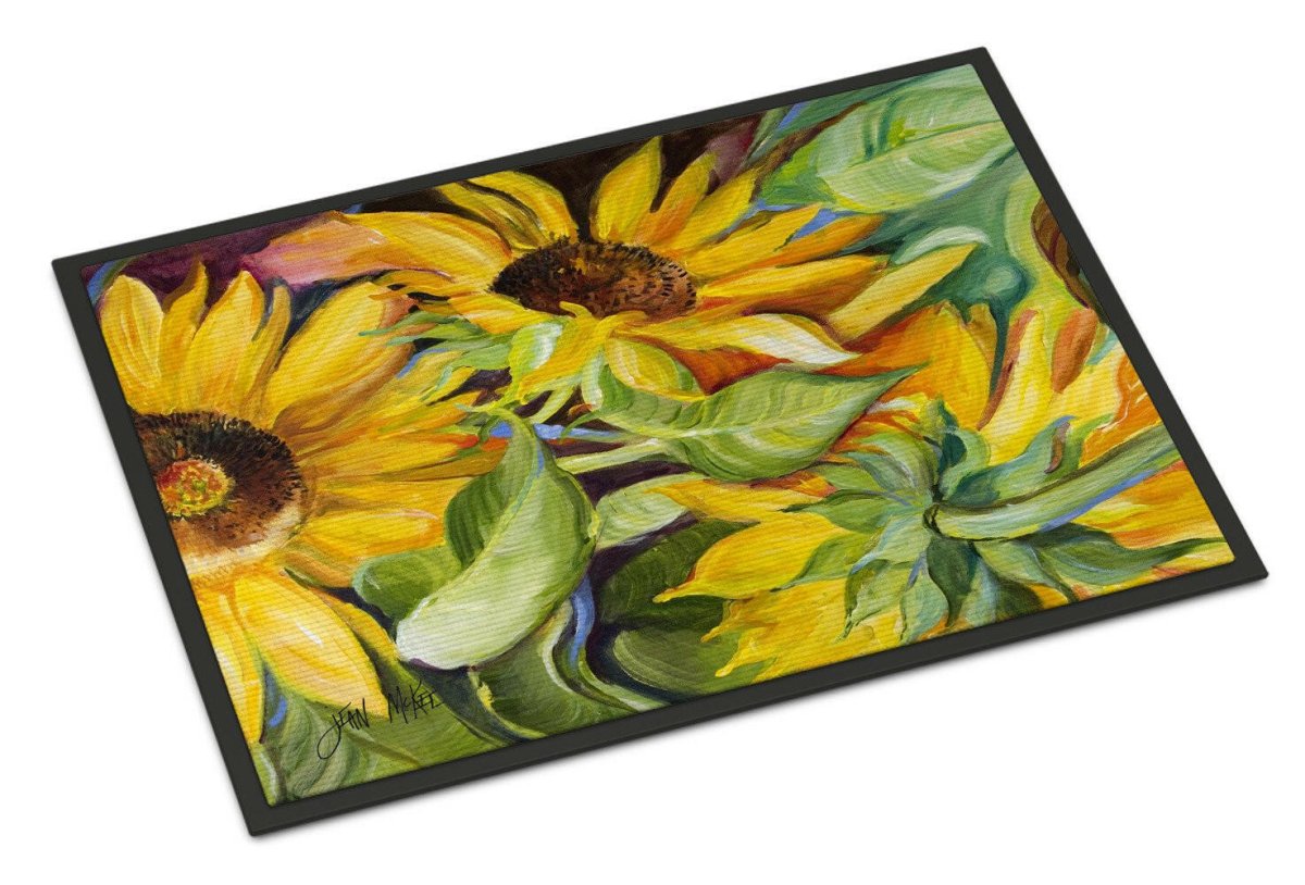 Sunflower Print Doormat 18x27 - Napa Valley Wildflower Co.