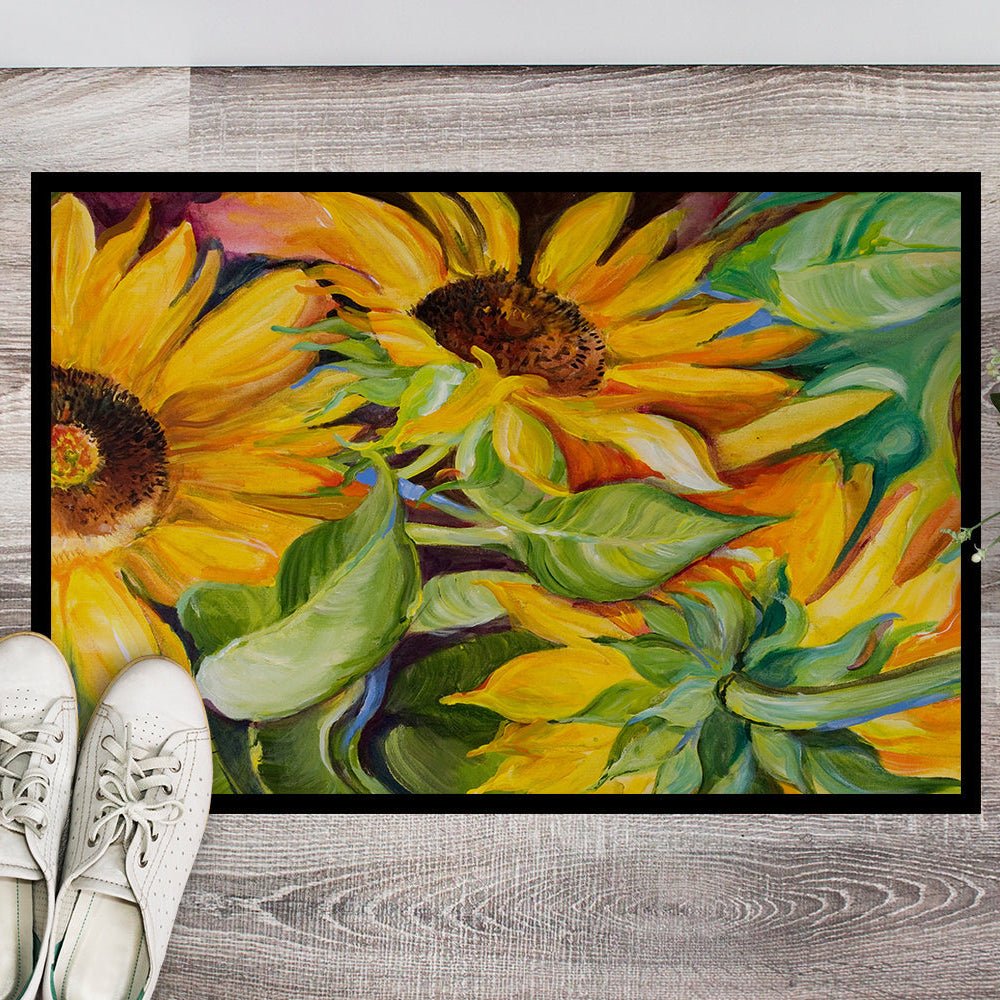 Sunflower Print Doormat 24x36 - Napa Valley Wildflower Co.